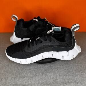 Reebok Zig Dynamica‎ Black White Ortholite Sneaker Size 7 EU 37.5